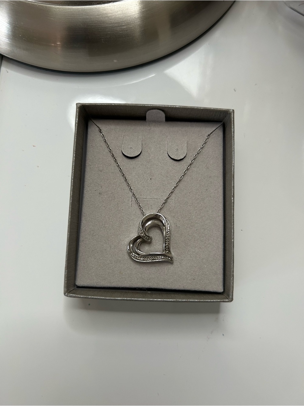 Heart Lab Diamond Necklace